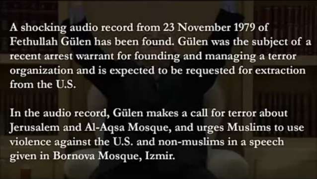 Terrorist Gülen: “Explode yourselves like a bomb against the US” (video)