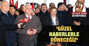 Doğu Perinçek: Güzel haberlerle döneceğiz