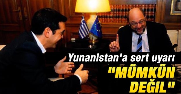 Yunanistan’a sert uyarı