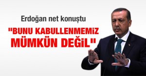 Erdoğan net konuştu