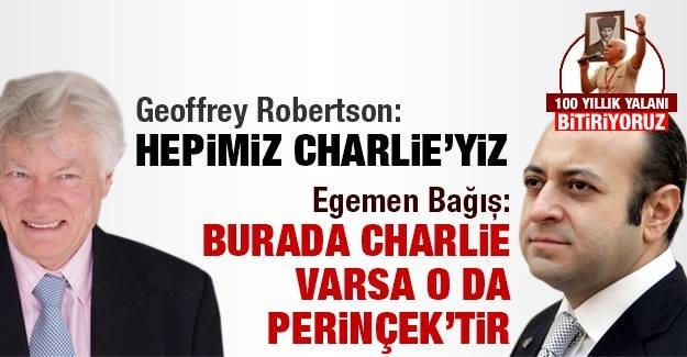Egemen Bağış: Burada Charlie Hebdo varsa o da Doğu Perinçek’tir