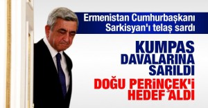 Sarkisyan kumpas davalarına sarıldı, Doğu Perinçek’i hedef aldı