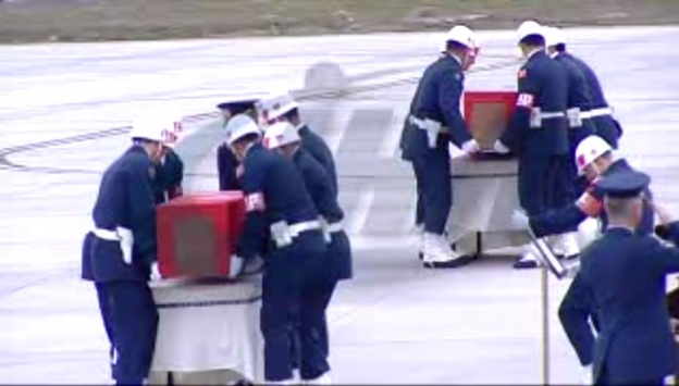 Şehit pilotlar için tören düzenlendi