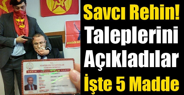 Çağlayan Adliyesi’nde savcıyı rehin aldılar