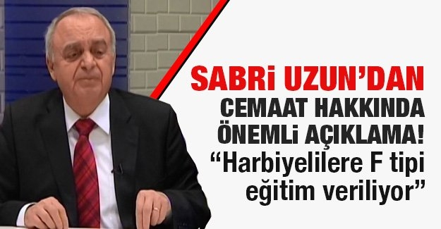 “Harbiyelilere F tipi eğitim veriliyor”