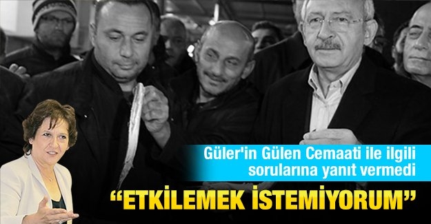 Güler’in Gülen Cemaati ile ilgili sorularına yanıt vermedi