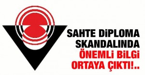 Sahte diploma skandalında önemli bilgi ortaya çıktı