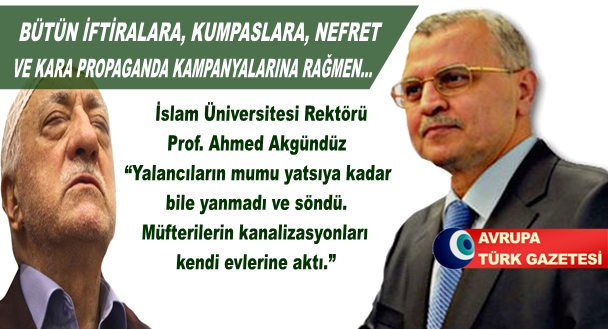 Paralel’in oyunu çöktü Prof. Akgündüz’ün Üniversitesi tam not aldı
