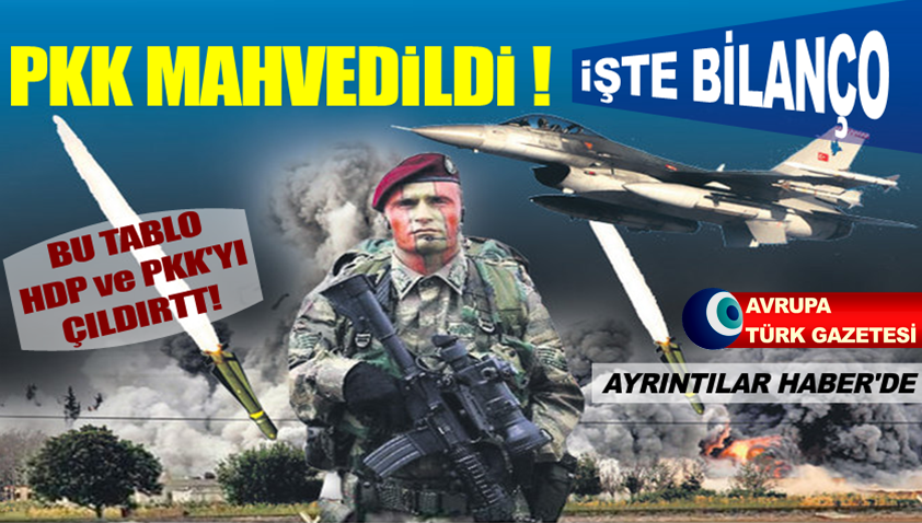 PKK teröristleri hava operasyonunda mahvedildi