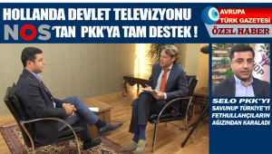 Hollanda devlet televizyonu NOS’tan PKK’ya tam destek!