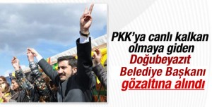 HDP’li başkan PKK’ya kalkan olmaya giderken yakalandı