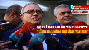 Böyle açıklama görülmedi, HDP’li Bakanlardan skandal