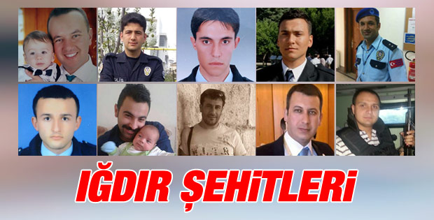 Iğdır’da Şehit düşen Türk polislerin kimlikleri belli oldu