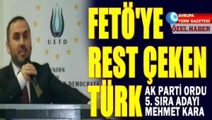 Almanya Türklerinin gururu UETD yöneticisi Ordu’dan aday oldu