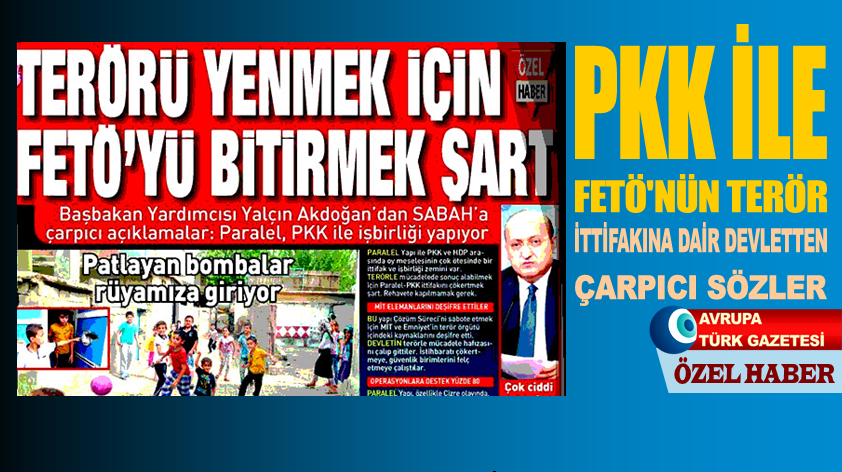 Terörü yenmek için FETÖ’yi bitirmek şart