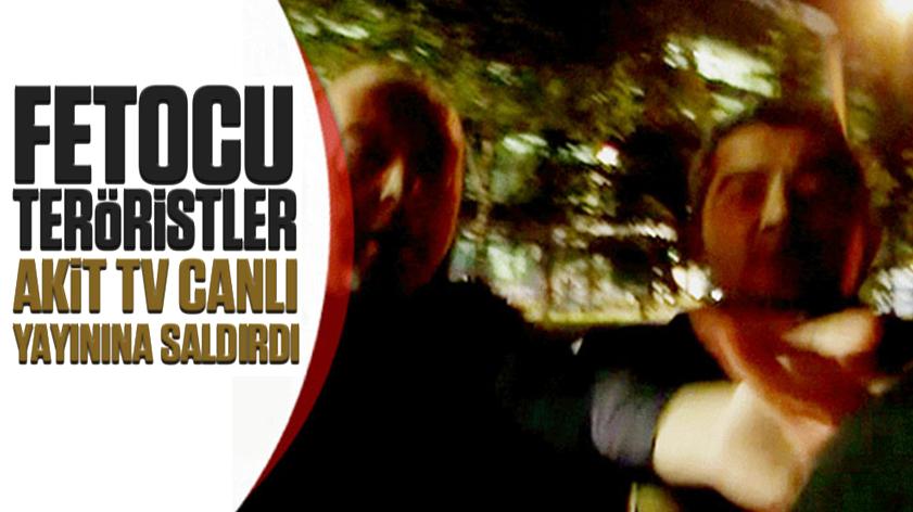 Fethullahçı teröristler canlı yayında gazetecilere saldırdı