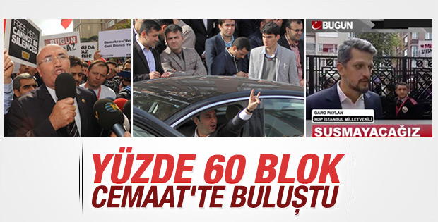 CHP, MHP, HDP FETÖ medyasının yanında Erdoğan’a karşı birleştiler