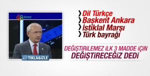 Kılıçdaroğlu’ndan PKK’lı kanalda skandal Anayasa açıklaması