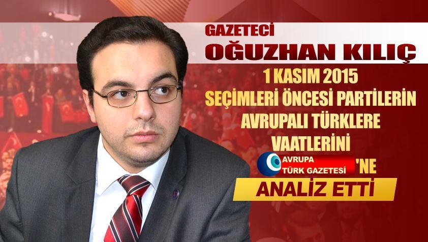 1 Kasım seçimleri öncesi partilerin Avrupalı Türklere vaatleri nedir?