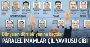 FETÖ imamları dünyanın dört bir yanına kaçtı, işte şema