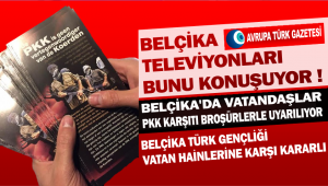 Belçika’da vatandaşlar PKK karşıtı broşürlerle uyarılıyor