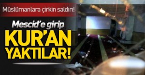 Fransa’da ırkçılar Mescit’e saldırı düzenlendi