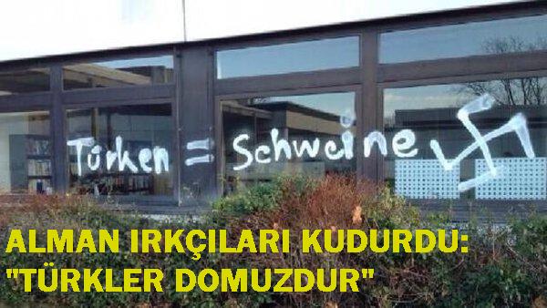 Alman ırkçıları kudurdu: “Türkler domuzdur”
