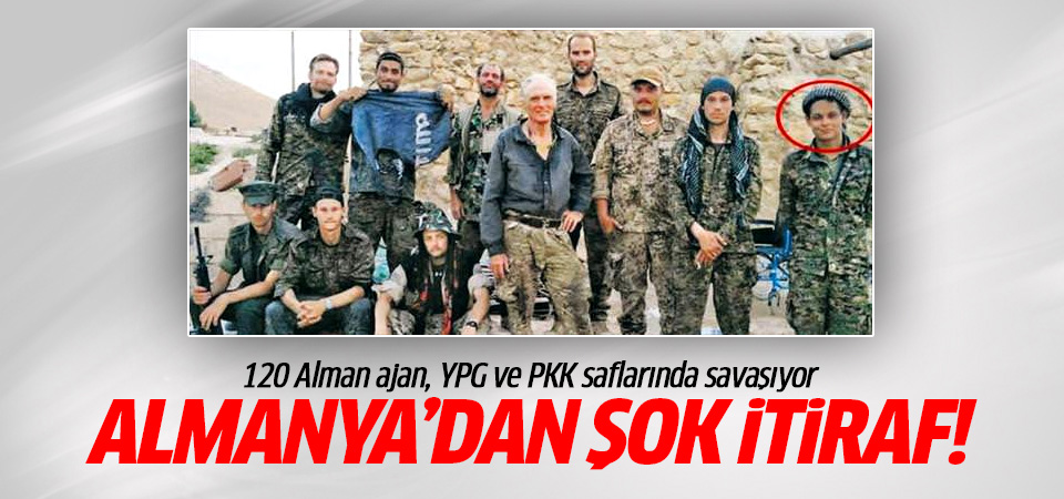 Şok gerçek; 120 Alman ajan, PKK-YPG saflarında savaşıyor