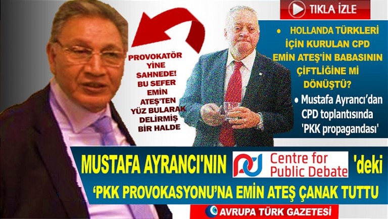 Ayrancı’nın CPD’deki ‘PKK provokasyonu’na Emin Ateş çanak tuttu