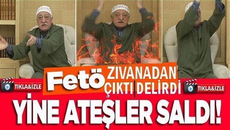 Terörist-başı Fethullah Gülen bu sefer iyice zıvanadan çıktı Türk milletine tehditler savurdu