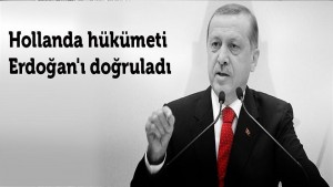 Hollanda hükümeti Erdoğan’ı doğruladı, Hollanda hükümeti kirizde