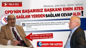 Hollanda Türk Diyaneti’nin duayeni Görmez’den haklı tepki: Emin Ateş girdiği her yeri batırır!