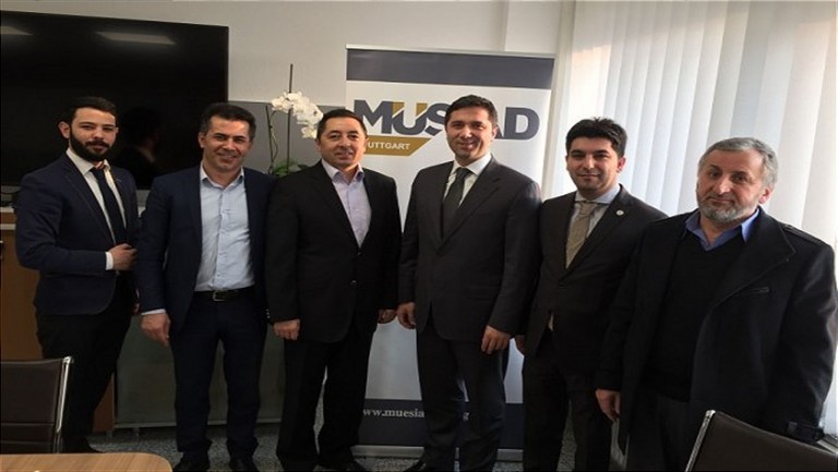 UETD’nin çiçeği burnundaki Genel Başkanından MÜSAİD’a ziyaret