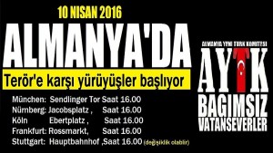 Almanya Türkleri teröre karşı duyarlı, terör sevicileri ise provokasyon peşinde