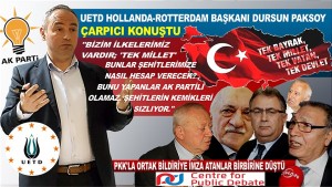 UETD Başkanı Dursun Paksoy: Cumhurbaşkanımızın dediği gibi tek millet, tek bayrak, tek vatan, tek devlet’te birleşmeliyiz