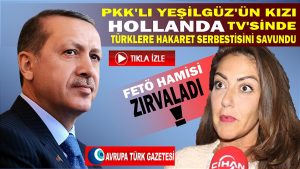PKK’lı Yeşilgöz’ün kızı Hollanda TV’sinde Türklere hakaret serbestisini savunarak zırvaladı