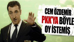 Sözde ‘Ermeni soykırımı’nı tezgahlayan Türk düşmanı Alman Özdemir PKK’ya böyle oy istemişti