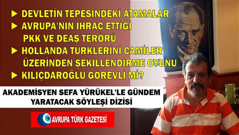 Yürükel’le gündem yaratacak söyleşi dizisi