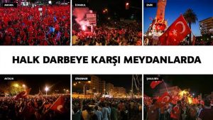 FETÖ’cü hainlerin darbe girişimine karşı yurt çapındaki protestolara devam ediliyor