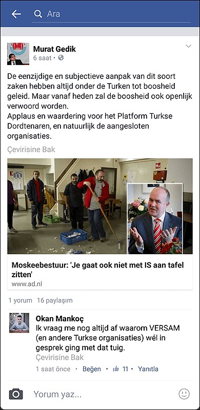 murat gedik okan mankoc facebook tartisma 2016-07-08