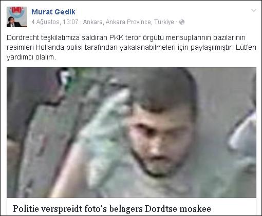 dordrecht pkkli teroristler murat gedik aciklama
