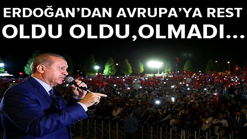 Cumhurbaşkanı Erdoğan Alman RTL kanalına konuştu