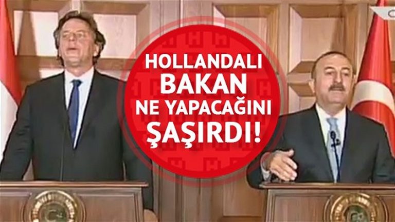 Dışişleri Bakanı Çavuşoğlu’ndan Hollandalı Bakan Koenders’a “böyle saçmalık olmaz!”