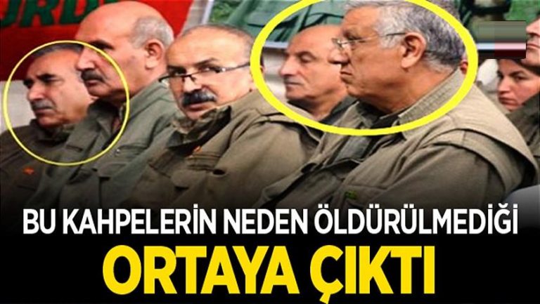 PKK’nın üst düzey yöneticilerinin neden öldürülemediği belli oldu