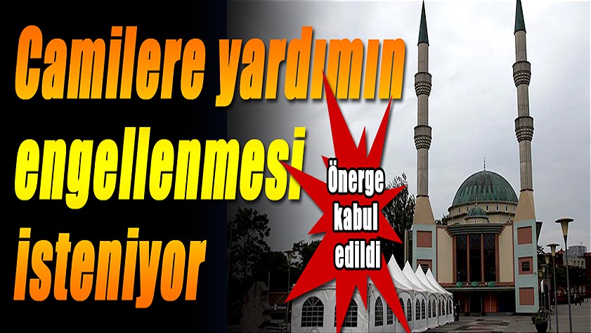 Hollanda parlamentosu Türk camilerine yardımı engellemek istiyor