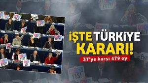 AP’nin ‘müzakereler dondurulsun’ kararının hiç bir ağırlığı yok