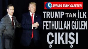 Yeni ABD Başkanı Trump’tan ilk Fethullah Gülen çıkışı