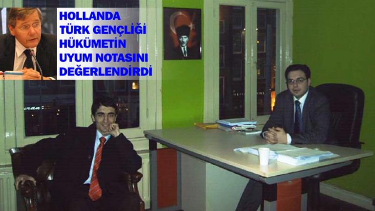 Hollanda Türk Gençliği’nin hükümetin uyum notasına karşı yazdığı rapor Lahey’de gündem yarattı