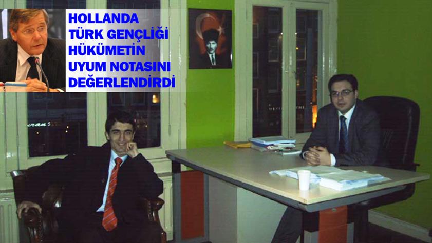 Hollanda Türk Gençliği’nin hükümetin uyum notasına karşı yazdığı rapor Lahey’de gündem yarattı