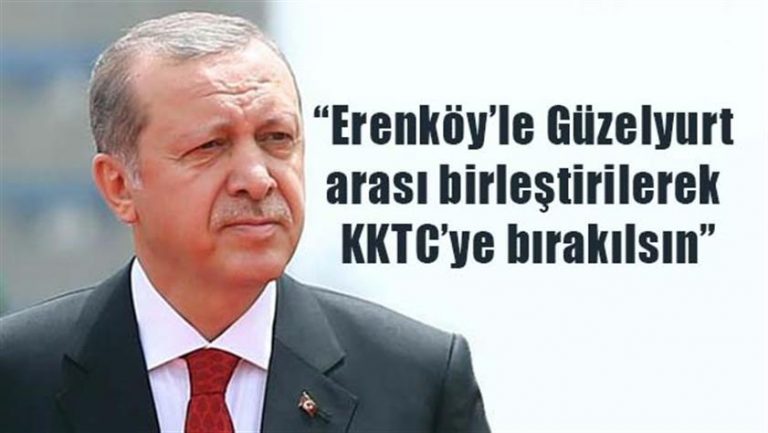Erdoğan’dan Kıbrıs önerisi